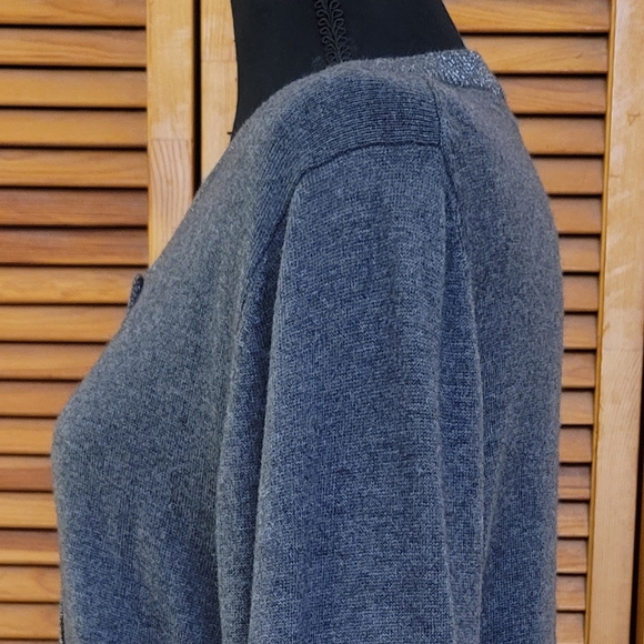 EUC Apostrophe Cardigan Sweater Size Large - Picture 6 of 13
